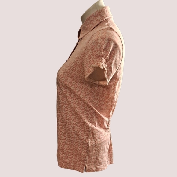 Sandy Elliott Short Sleeve Cotton Shirt Medium EUC - Picture 6 of 9